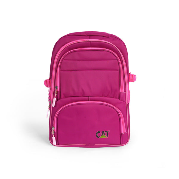 3-Compartment Magenta Backpack