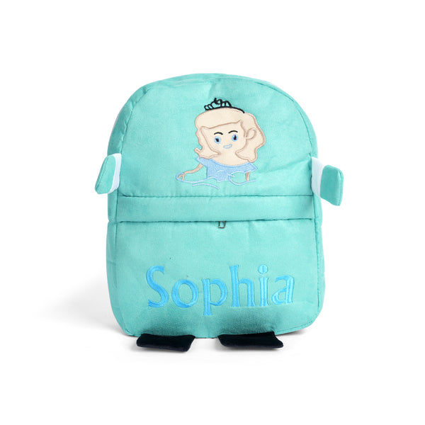 Turquoise Princess Doll Backpack
