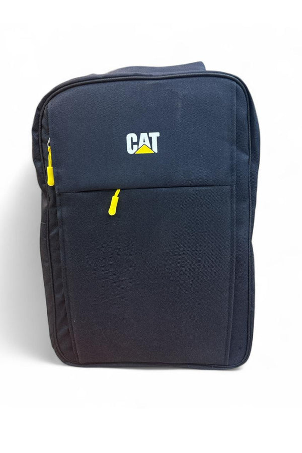 CAT Logo Tablet & Travel Bag with Yellow Zipper Pulls